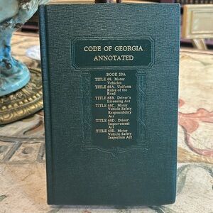 Code of Georgia Annotated. Book 20A